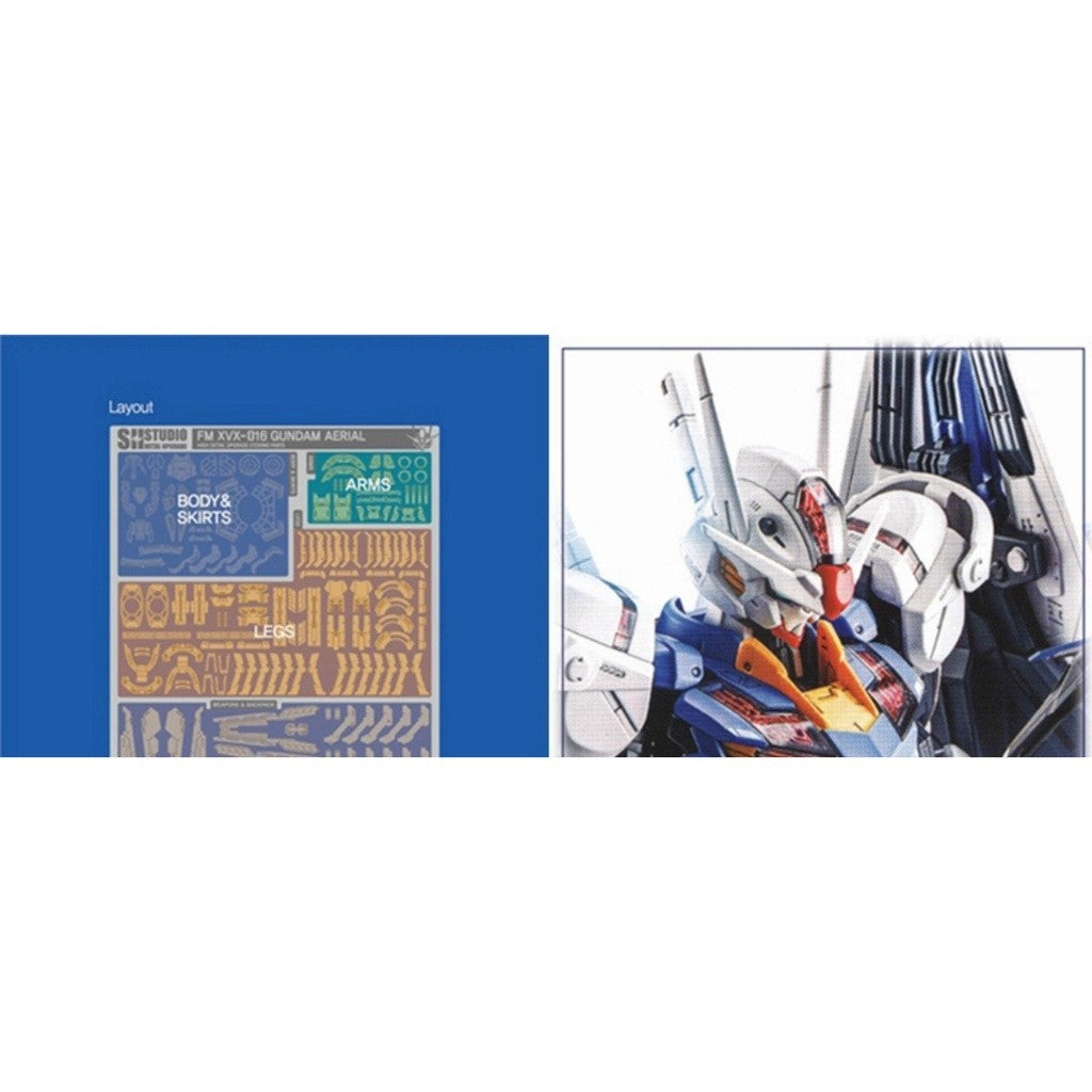 SH STUDIO FM Full mechanics 1/100 AERIAL Etching parts no kits