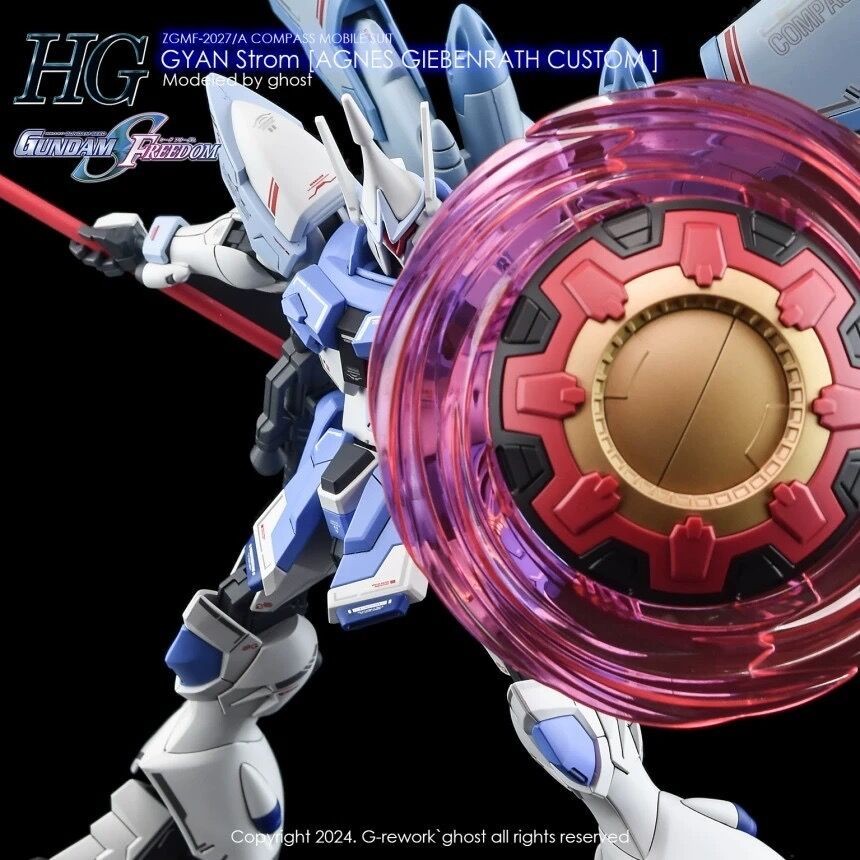 YAN FLAME Water Slide Decal GHOST HG 1/144 Gyan Strom Agnes (YANHG053) 20250721