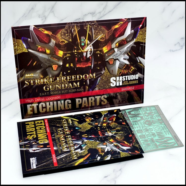 SH STUDIO Upgarde Etching Parts for MGEX 1/100 Strike Freedom