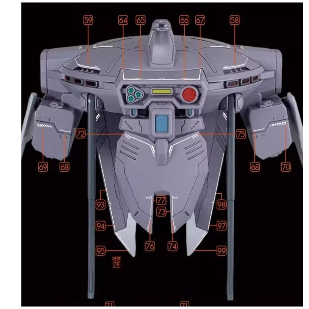 GUGU H260 HG 1/144 Z'GOK + Cavalier Aifrid Water Slide Decal (Model not included) GUGUHG017 GUGUHG017