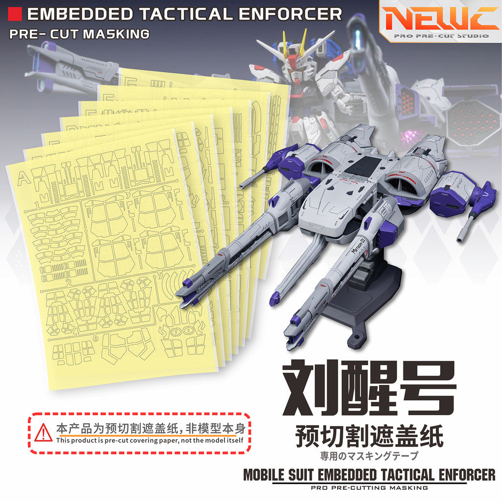 NewC 1/144 EMBEDDED TACTICAL ENFORCER PRO Masking Tape Pre Cut (Kits not included)