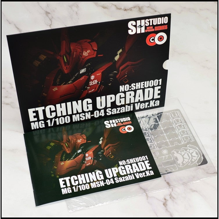 SH STUDIO Upgrade Metal Etching Parts for MG 1/100 Sazabi Ver.ka