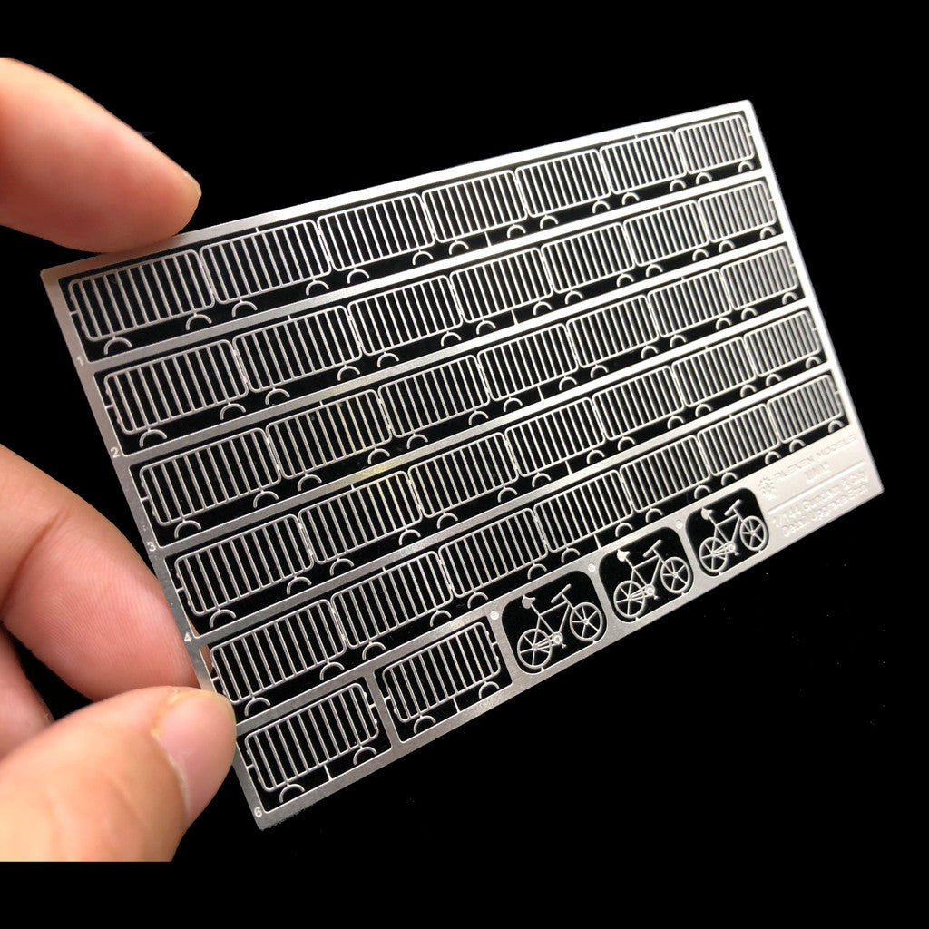 Alexen AJ0100 AJ0101 AJ0102 AJ0103 Etched Sheet for MG HG The Fence of Micro City Scene Garage