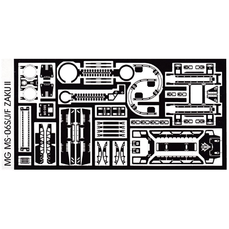 SH STUDIO Upgrade Metal Etching Parts for MG 1/100 White Ogre / Char Aznable's / MS-06J MS-06F Zaku