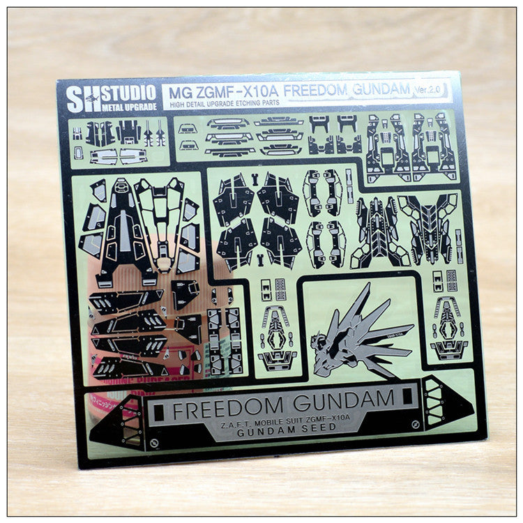 SH STUDIO Upgrade Metal Etching Parts for MG 1/100 Freedom 2.0