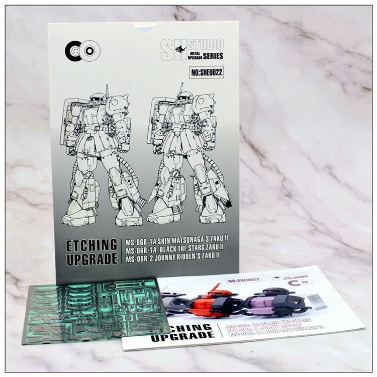 SH STUDIO Upgrade Metal Etching Parts for MG 1/100 Zaku 2 Series