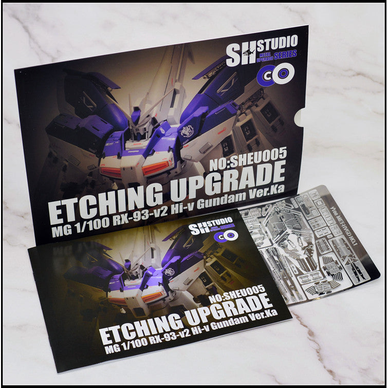 SH STUDIO Upgrade Etching Parts for MG 1/100 Hi-v Hi Nu Ver.ka