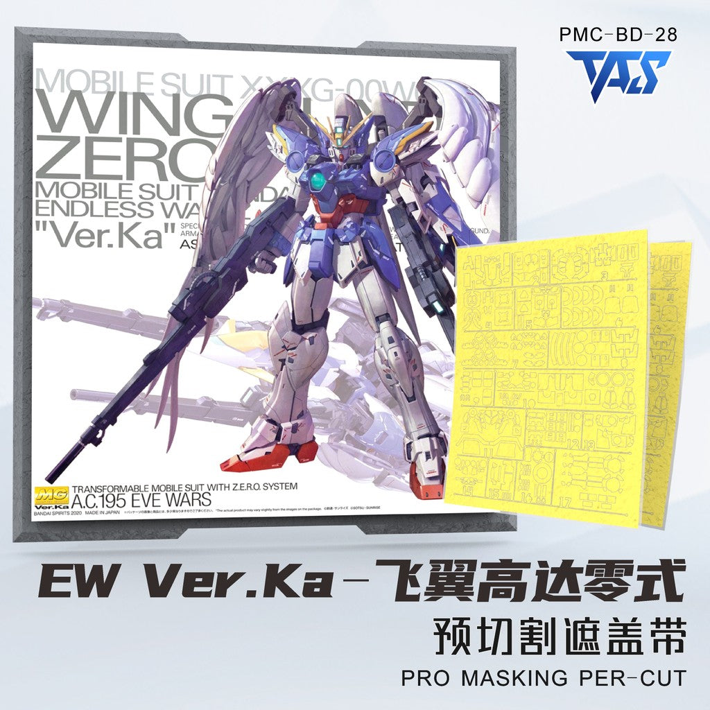 20250722 TAS MG 1/100 WING ZERO EW Ver.Ka PRO Masking Tape Pre Cut (Kits not included)
