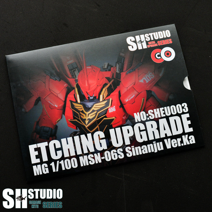 SH STUDIO Upgrade Metal Etching Parts for MG 1/100 Sinanju
