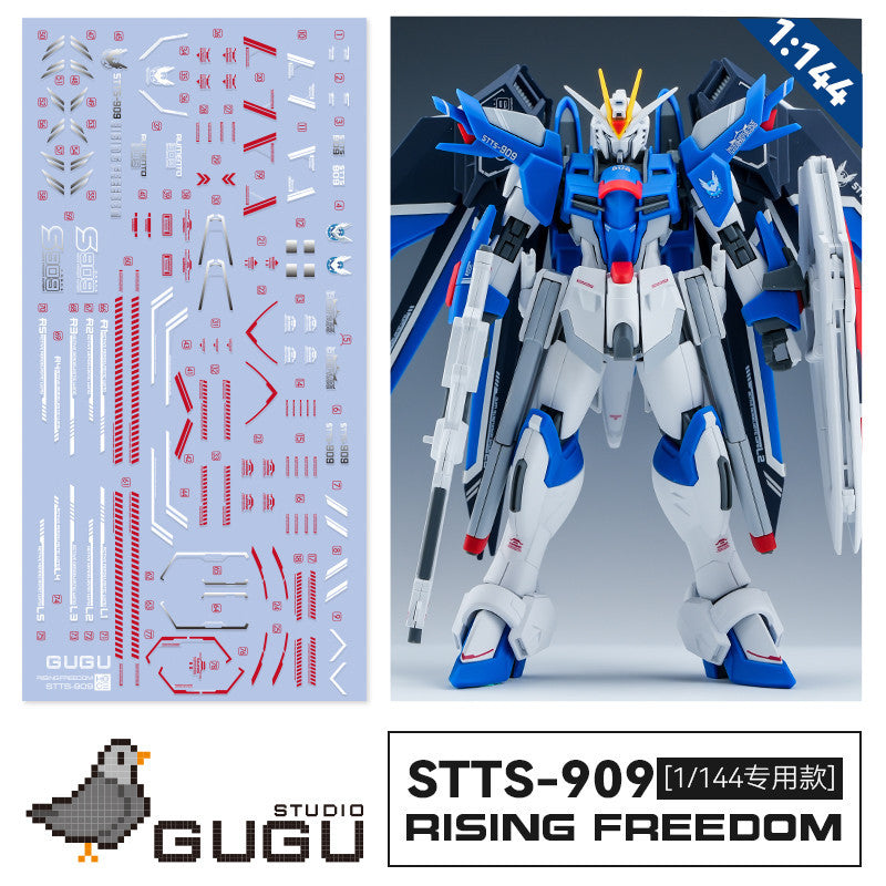 GUGU HG 1/144 STTS-909 RASING FREEDOM Water Slide Decal GUGUHG002