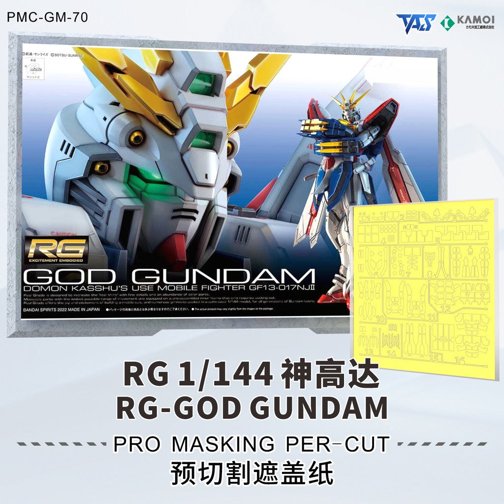 20250722 TAS RG 1/144 GOD Pro Pre-cutting Masking Tape (Model not included)