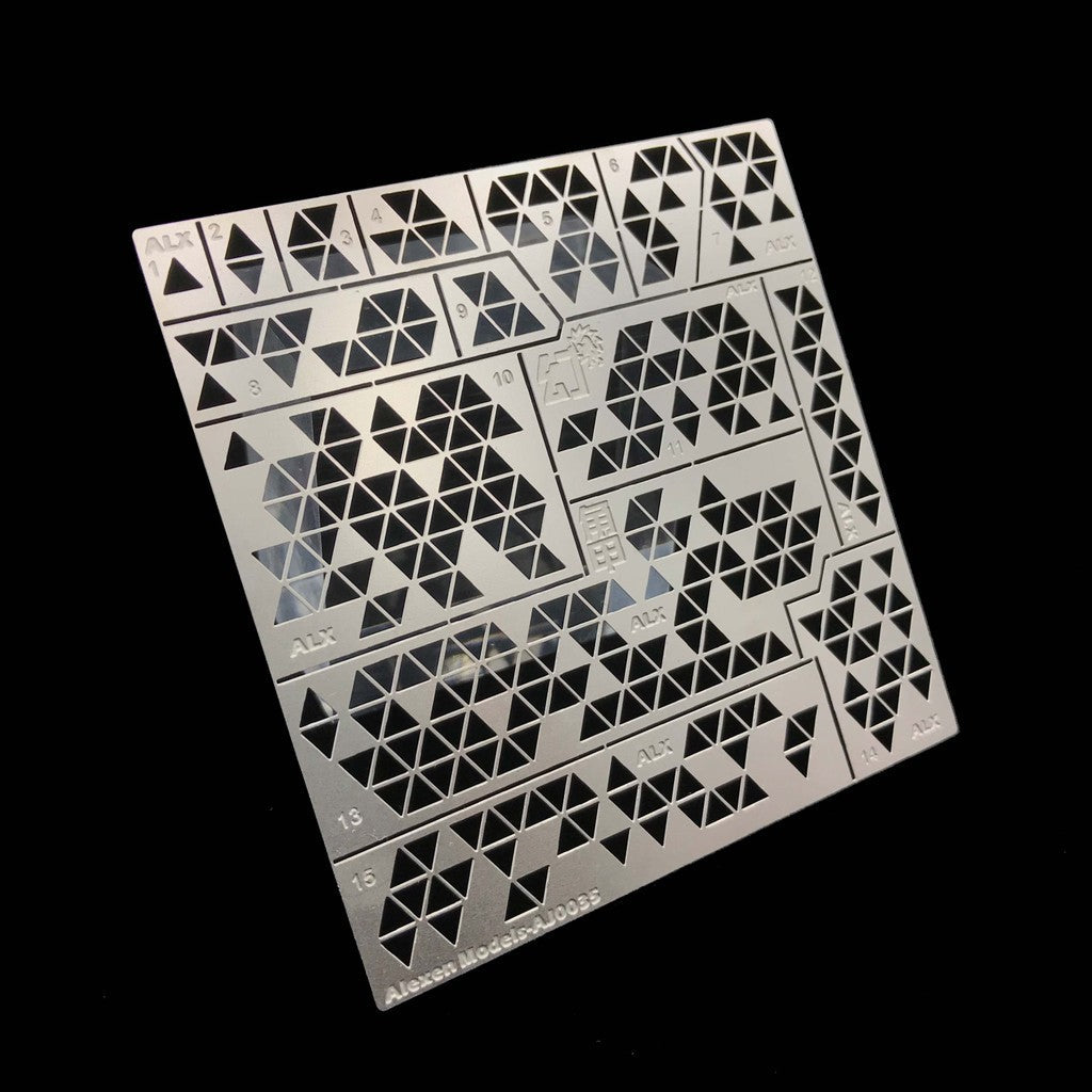 Alexen AJ0035 chariot Triangle Digital Camouflage Stencil