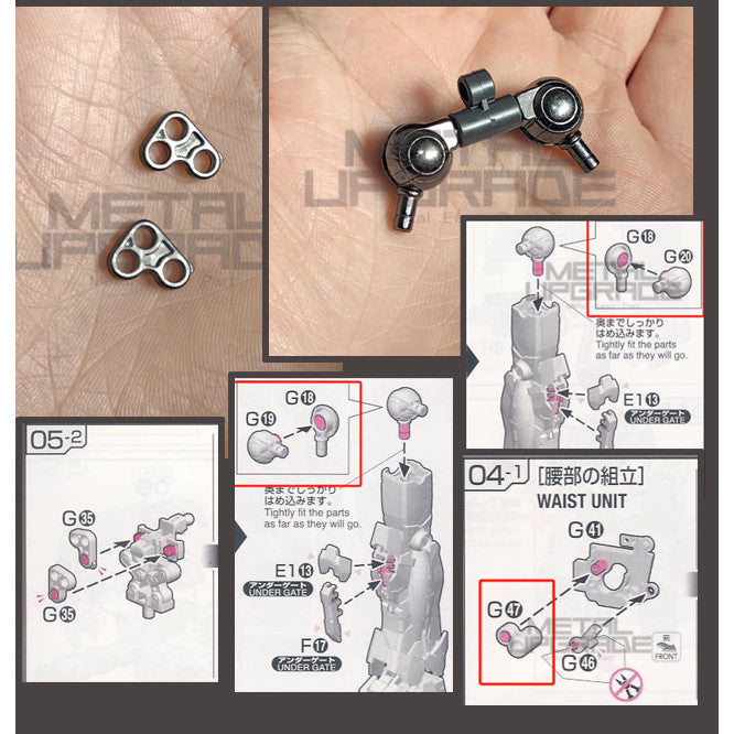 CA G19 G20 G35 G47 Metal parts for RG UNICORN BANSHEE FULL ARMOR UNICORN