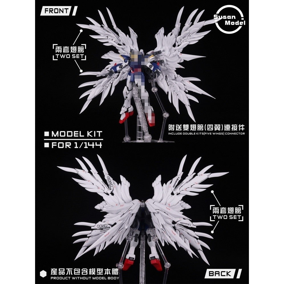 Susan 1/144 RG HG Frame Arms FIX Wing Feather parts