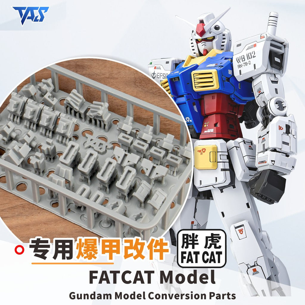 20250722 TAS FAT CAT 1/100 RGU RX-78-2 2.0 Speicial Armor Upgrade Resin Parts  (Model not include)