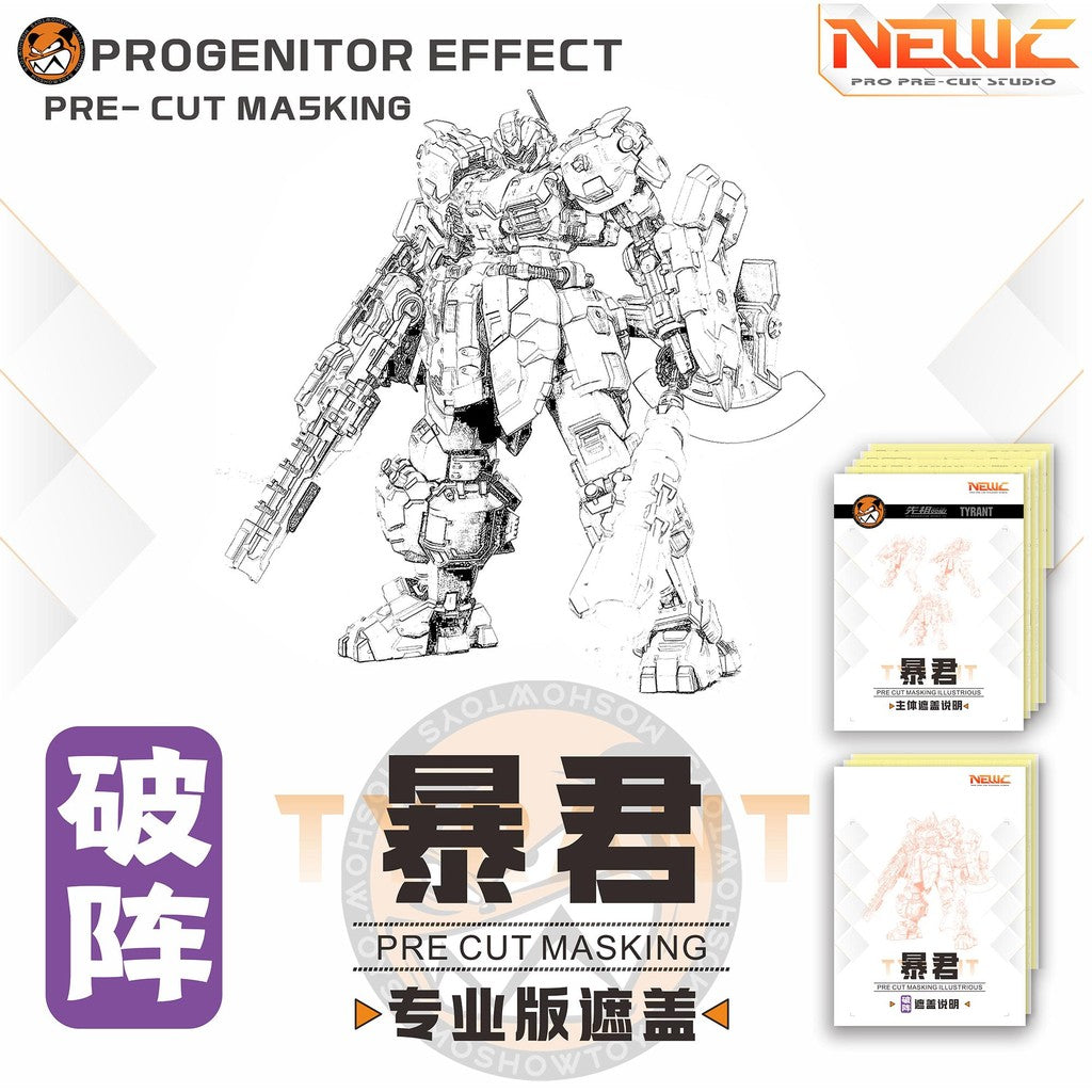 NewC FOX HOUND TYRANT PRO Masking Tape Pre Cut (Kits not included)