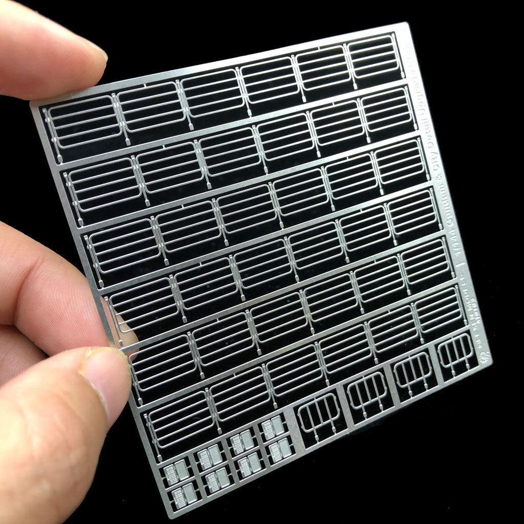 Alexen AJ0100 AJ0101 AJ0102 AJ0103 Etched Sheet for MG HG The Fence of Micro City Scene Garage