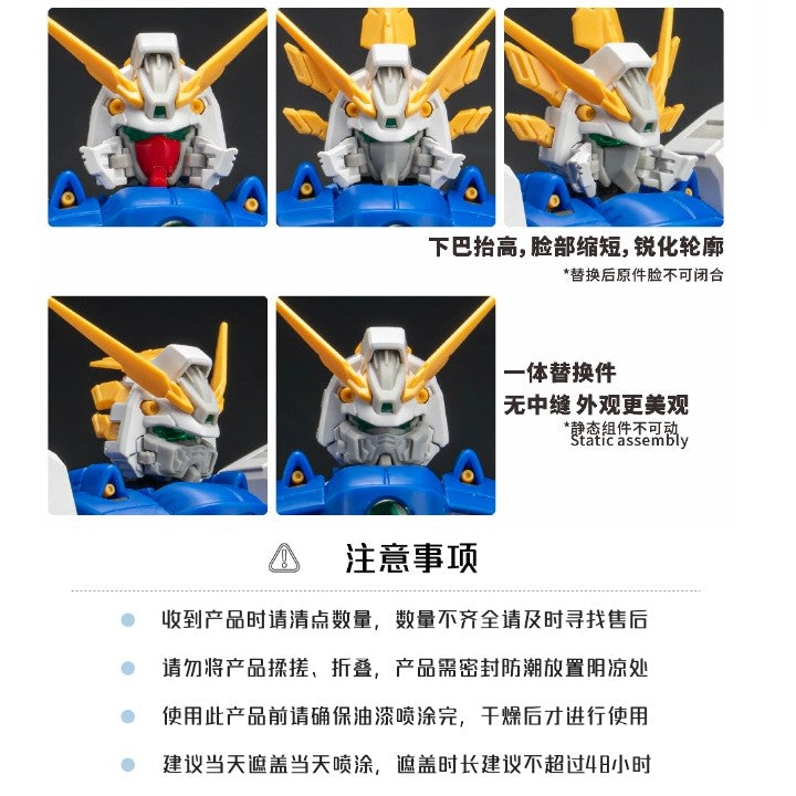 20250722 TAS for RG 1/144 Shining Resin Printed Face Mask / Hands / Leg Armor Component Hatch Upgrade Parts (Model not included)