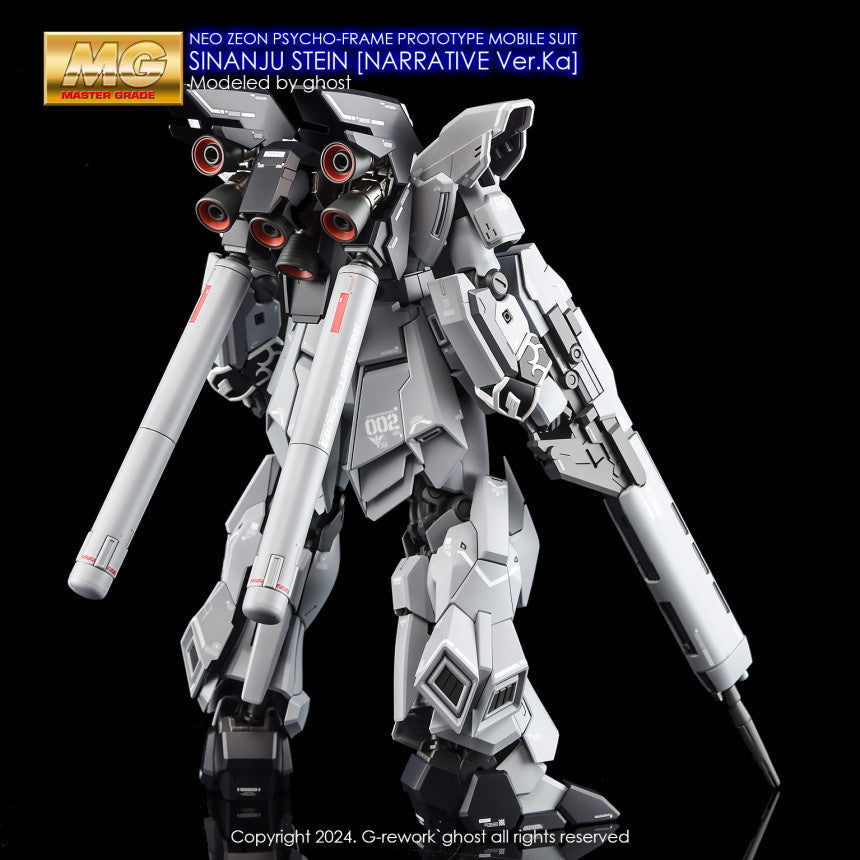 YAN FLAME Water Slide Decal GHOST MG 1/100 Sinanju Stein Narrative Ver.ka (YANMG017) 20250721