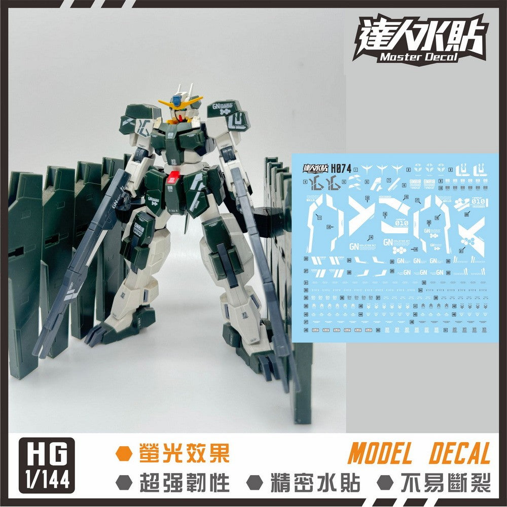 MASTER H074 Water slide decal HG 00 1/144 Zabanya FLUO Collectibles