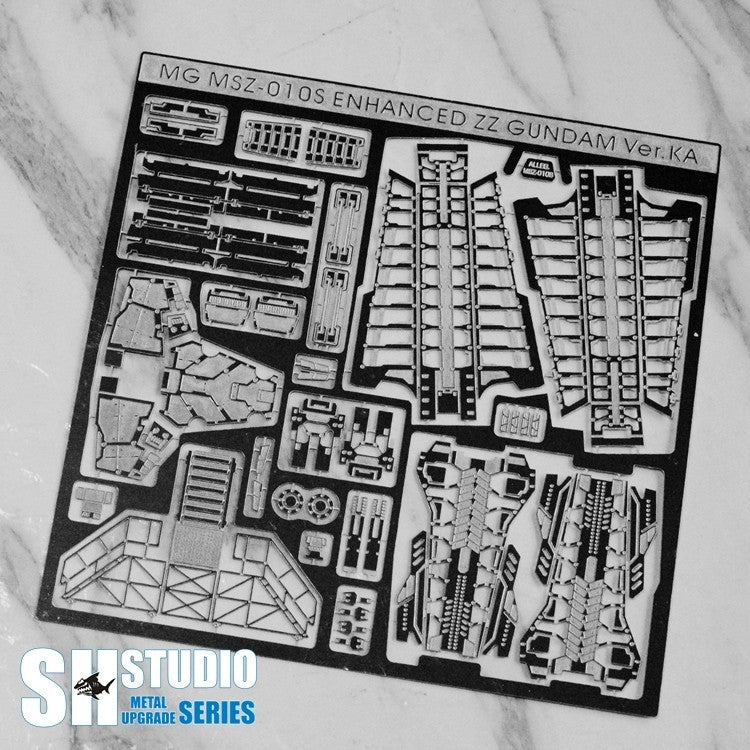 SH STUDIO Upgrade Metal Etching Parts for MG 1/100 ZZ Ver.ka Enhanced Pack