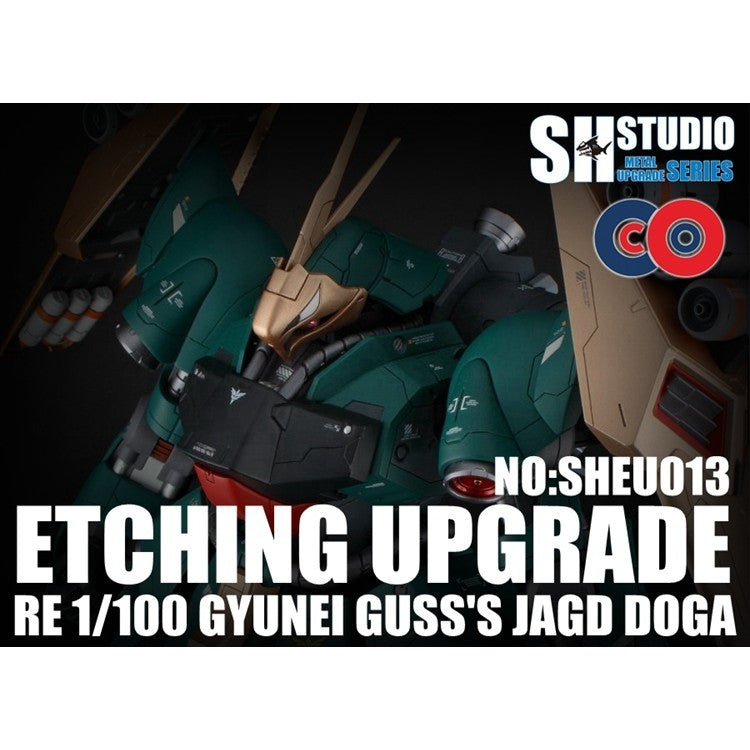 SH STUDIO Upgrade Metal Etching Parts for RE 1/100 Gyunei Guss's Jagd Doga