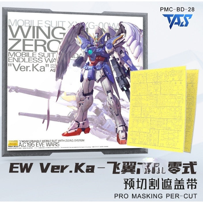 20250722 TAS MG 1/100 WING ZERO EW Ver.Ka PRO Masking Tape Pre Cut (Kits not included)