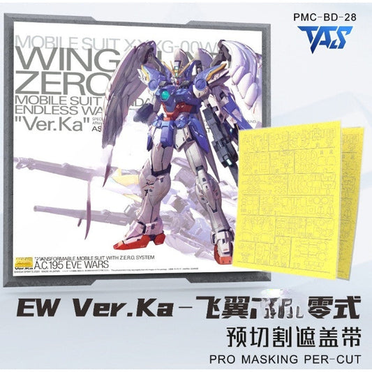 20250722 TAS MG 1/100 WING ZERO EW Ver.Ka PRO Masking Tape Pre Cut (Kits not included)