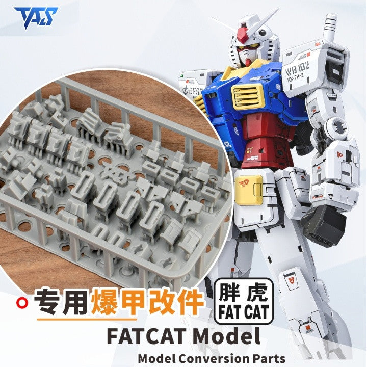 20250722 TAS FAT CAT 1/100 RGU RX-78-2 2.0 Speicial Armor Upgrade Resin Parts  (Model not include)