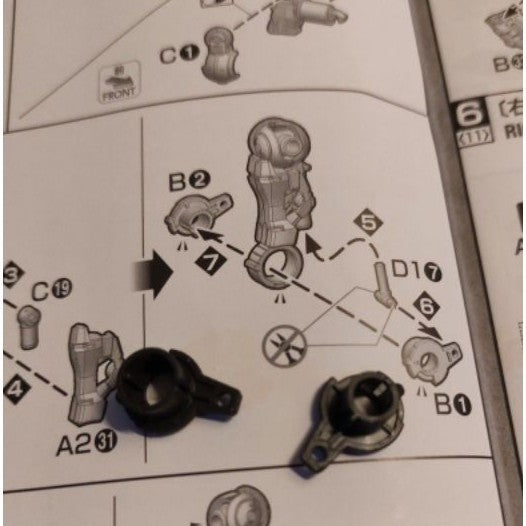 CA MG barbatos model 1/100 C6 C14 B20 A1-19 A1-20 A1-22 B1 B2 B12 B26 C3 C15 E31 E36 replacement spare parts