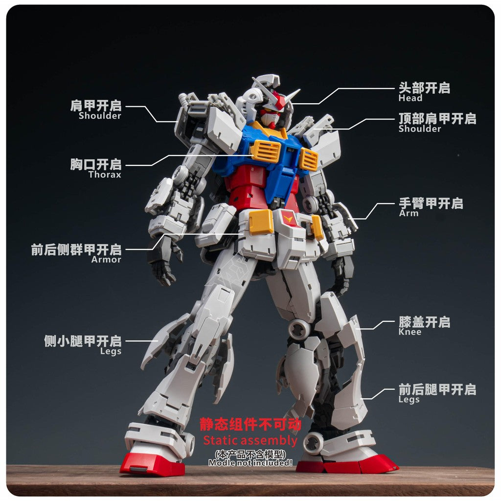 20250722 TAS FAT CAT 1/100 RGU RX-78-2 2.0 Speicial Armor Upgrade Resin Parts  (Model not include)