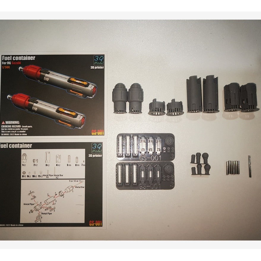 3Q GS001 RG 1/144 Sazabi  (3D print) Fuel Container parts