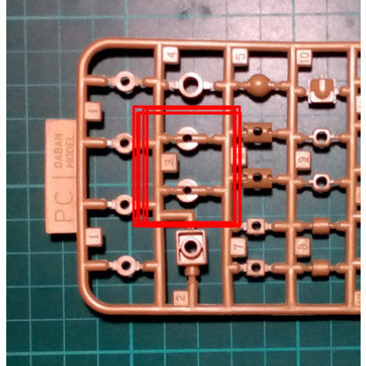 CD 8802 03 butcher parts for MB Strike Freedom