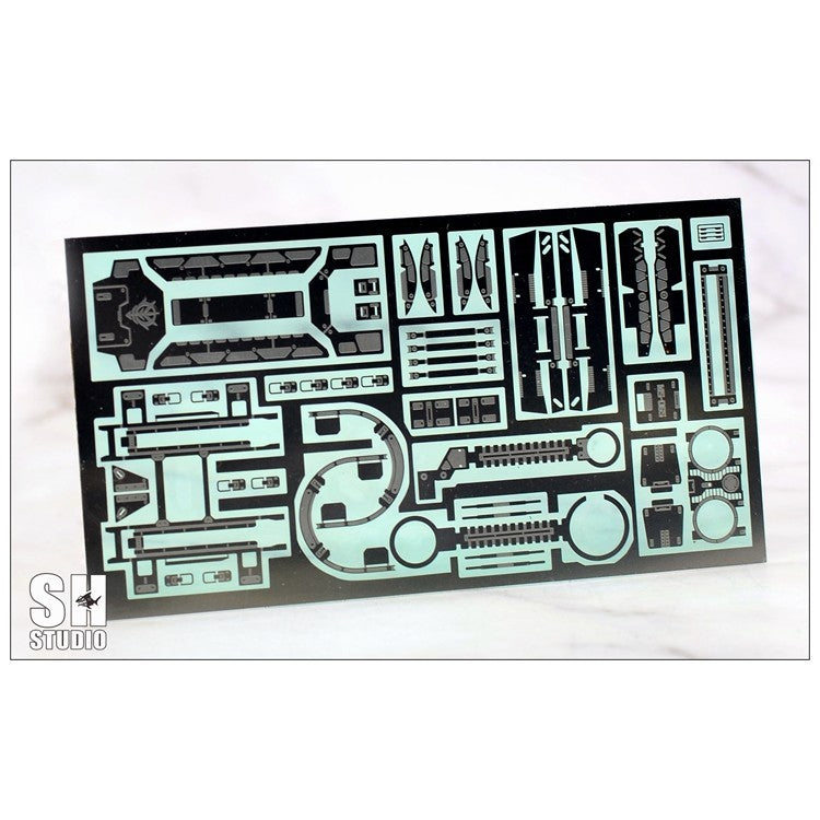 SH STUDIO Upgrade Metal Etching Parts for MG 1/100 White Ogre / Char Aznable's / MS-06J MS-06F Zaku