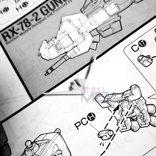 CA MG 1/100 00R Seven Swor d A3 V-fin Plastic replacement spare parts 20250717