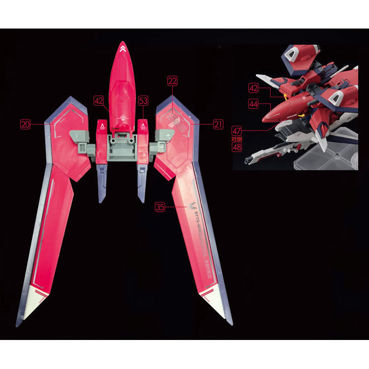 GUGU HG 1/144 STTS-808 IMMORTAL JUSTICE Water Slide Decal GUGUHG003