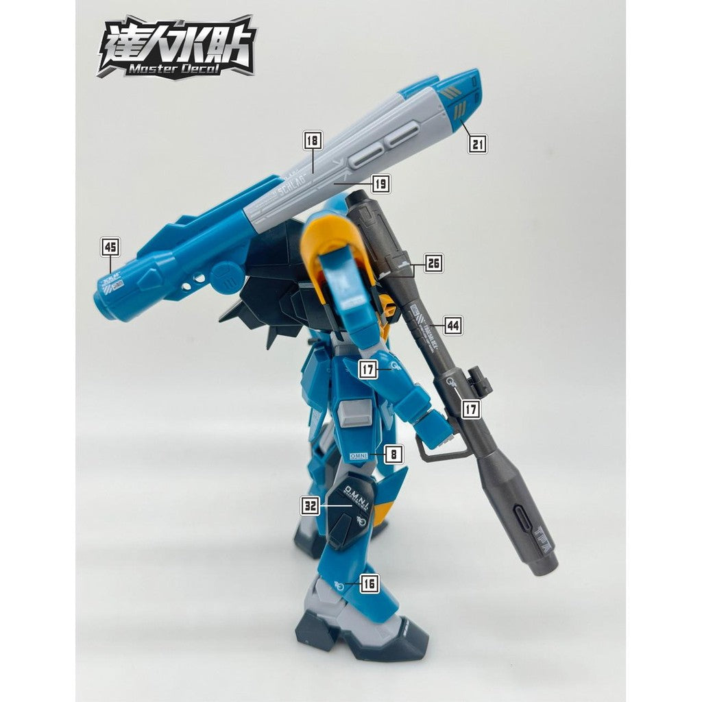 MASTER H070 HG 1/144 Calamity SEED Water Slide Decal Fluo Type Collectibles