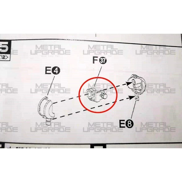 CA MB 8822 00q QANT J12 J18 F37 F36 D12 D12 D13 J7 J8 Metal replacement share