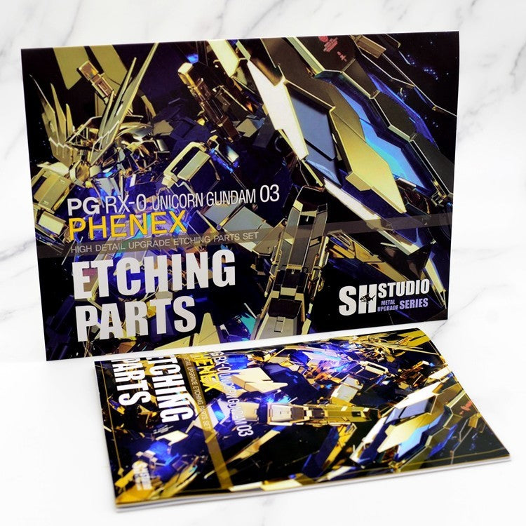 SH STUDIO Upgrade Metal Etching Parts for PG 1/60 Phenex