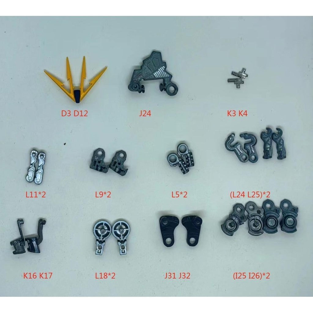 CA MG NARRATIVE V-FIN ARMS Crotch D3 D12 J24 J31 J32 L9 L11 I25 I26 L5 metal replacement spare parts 20250717