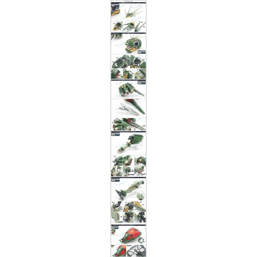 SH STUDIO Upgrade Metal Etching Parts for RE 1/100 AMX-103 HAMMA