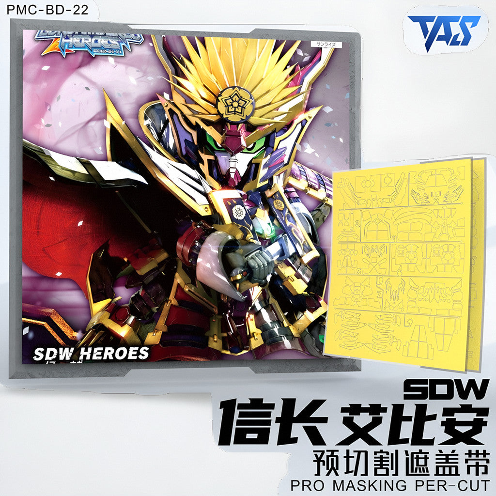 20250722 TAS SDW HEROES NOBUNAGA EPYON PRO Masking Tape Pre Cut (Kits not included)