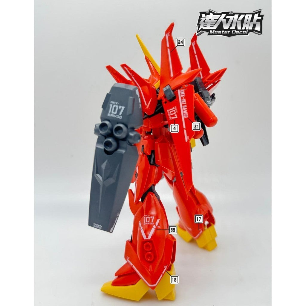MASTER H062 1/144 HG BAWOO BAW00 Fluo Water slide decal no kits Collectibles
