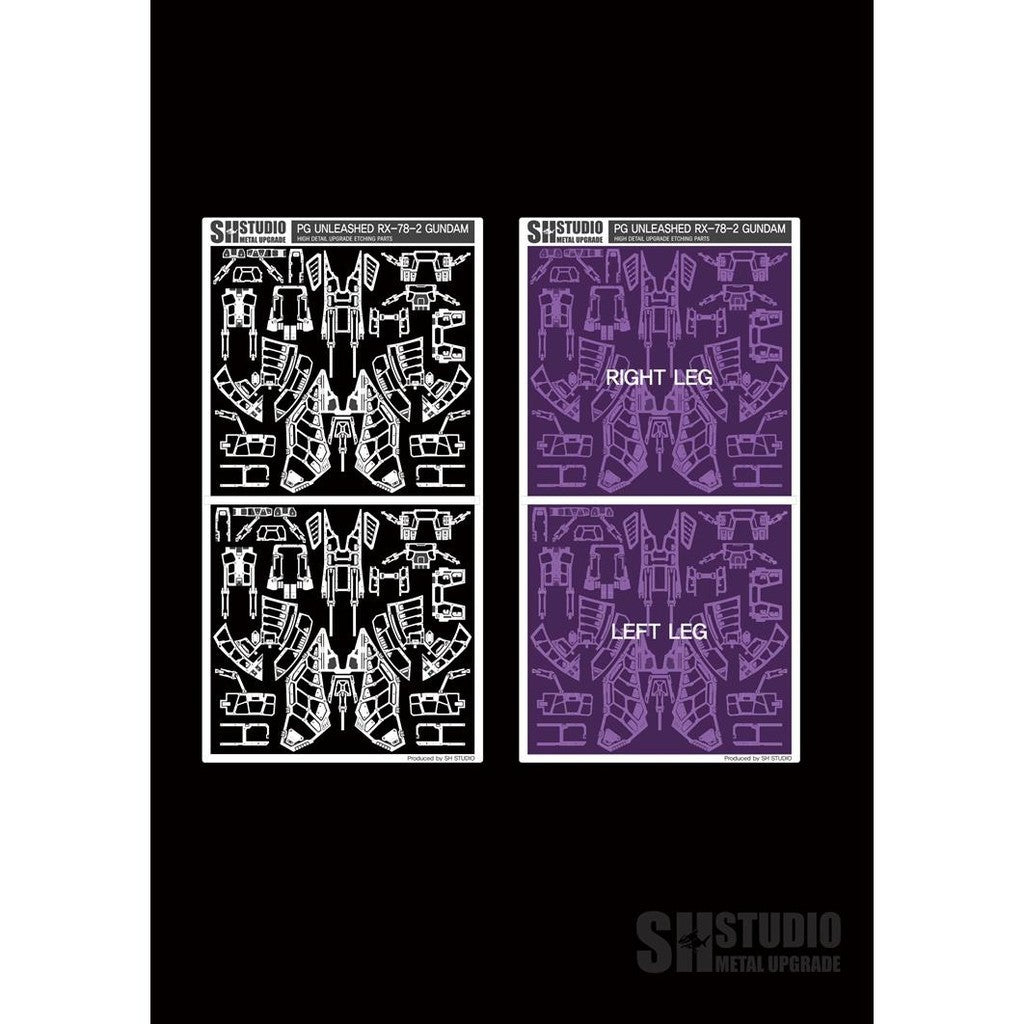 SH STUDIO Upgrade Etching Parts for PGU PG 1/60 RX-78-2