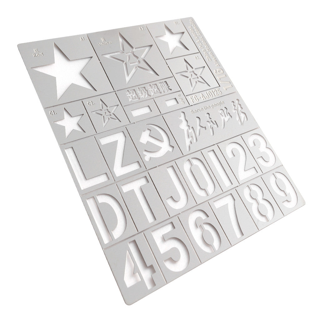 Alexen model Stencil Tool for AJ0125 1/16 China PLA Series Tank