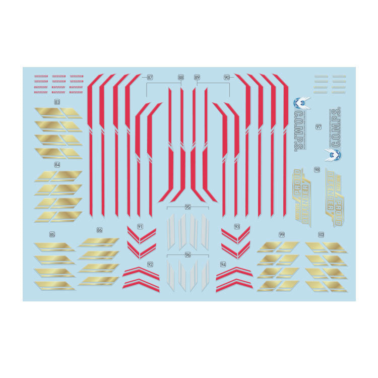 GUGU HG 1/144 MIGHTY STBIKE FREEDOM Water Slide Decal GUGUHG010