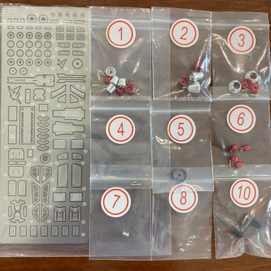 CALILY MR RG 1/144 nu v  Booster ETCHING Metal Detail Addon upgrade parts(Not include kits)