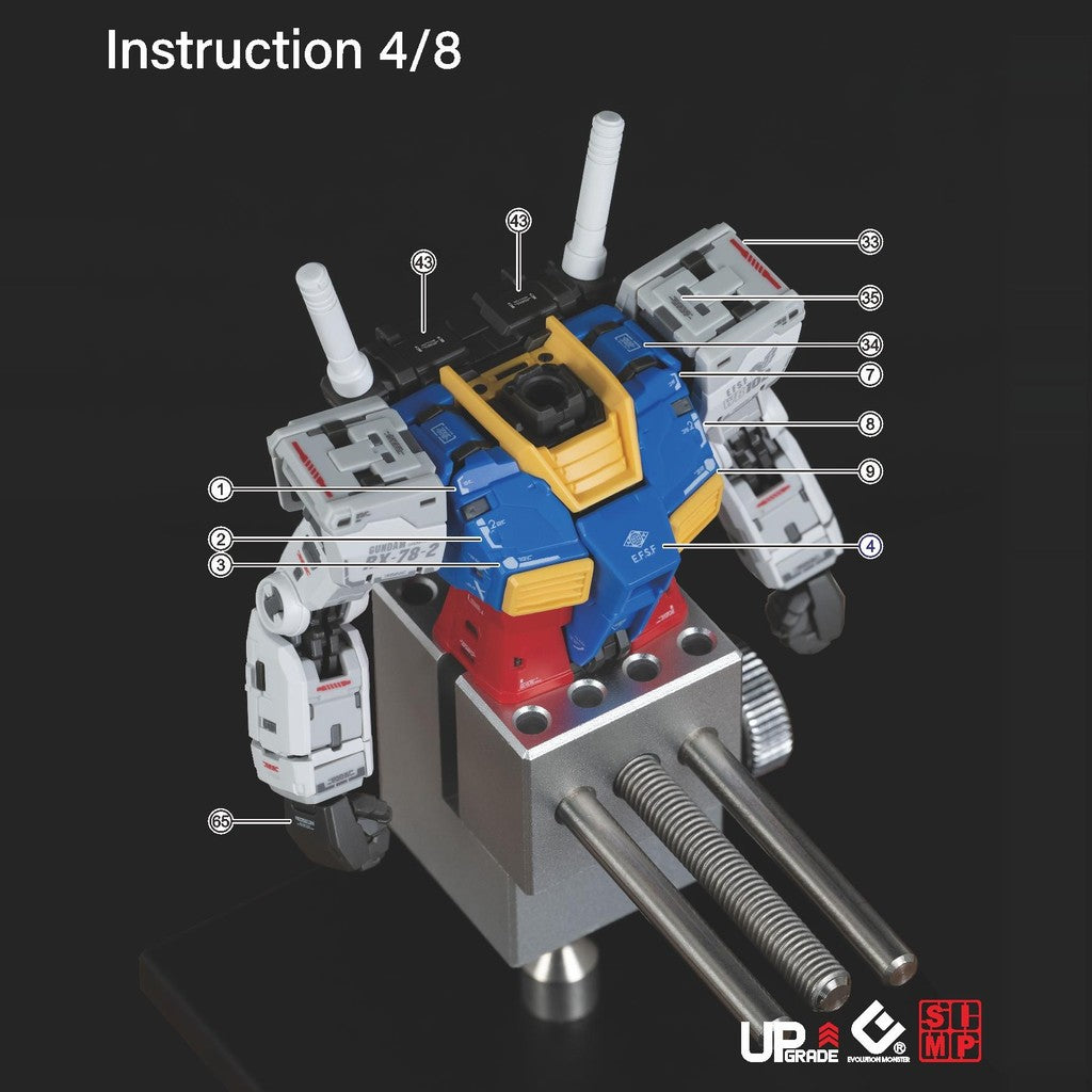 20250721 EVO Water Slide Decal RG 1/144 RX-78-2 2.0 / RX-78-3 G3 Type EVORG034