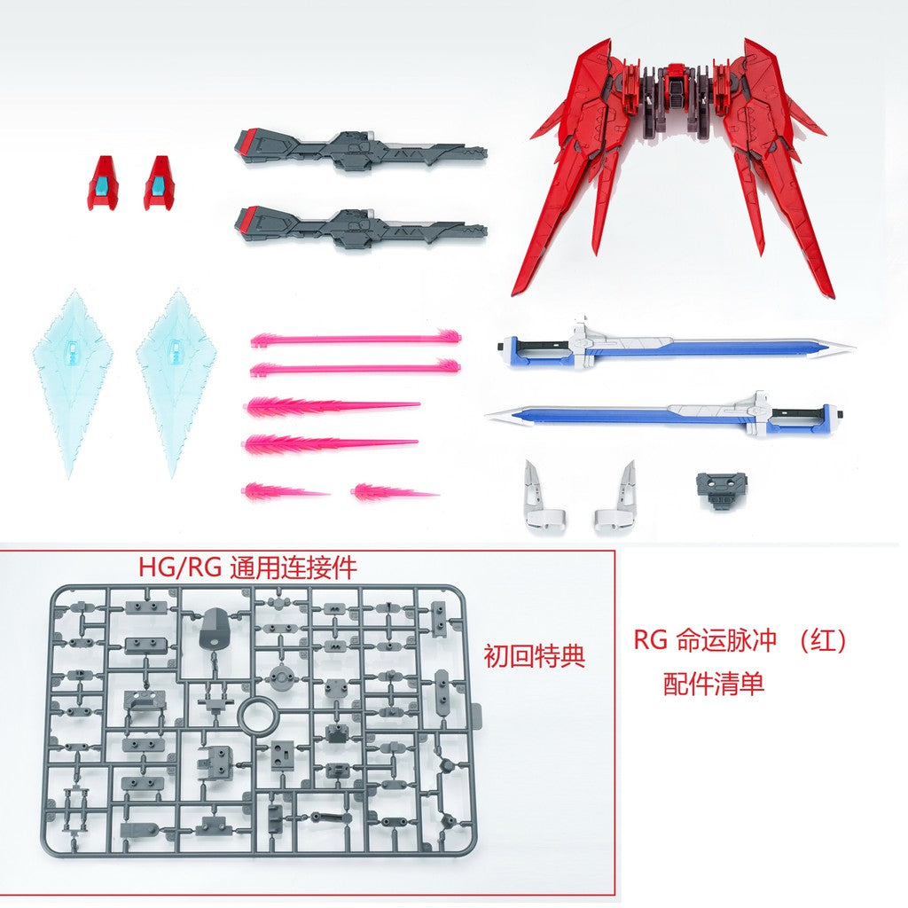 EW RG 1/144 destiny impulse expansion set parts