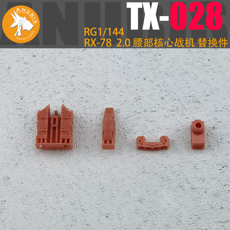 ANUBIS TX028 Detail Upgrade parts for RG 1/144 RX-78 2.0 3D Print Parts